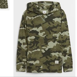 Gap Boys XS 4-5 or S 6-7 Camouflage Hoodie